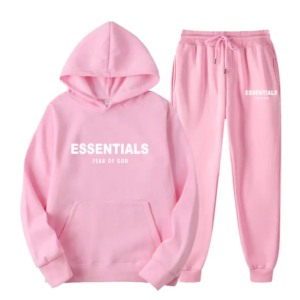 Chándal rosa Essentials Logo