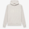 Sudadera gris con logotipo Essentials