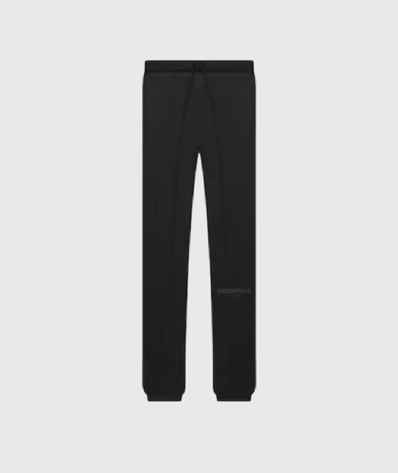 Essentials-Core-Collection-Sweatpants-Black-1 Pantalóne negro Essentials con logotipo
