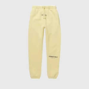 Pantalone Essentials Logo color crema