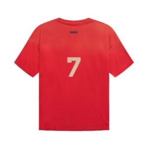 Camiseta roja Essentials Logo