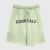 Short cortos Essentials Logo verde menta