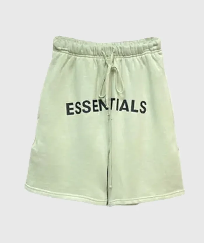 Fear-of-God-Essentials-Logo-Shorts-Green-1-700x831-1 Short cortos Essentials Logo verde menta