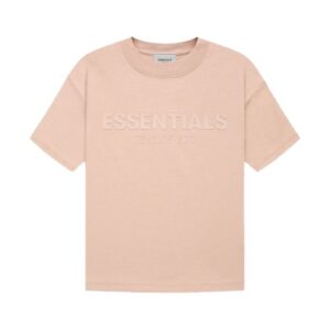 Camiseta rosa Essentials Logo