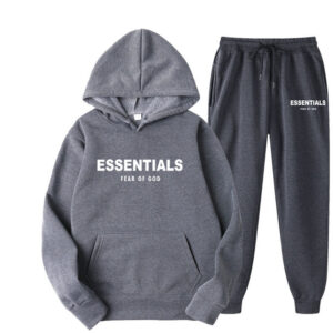 Chándal gris Essentials con logotipo